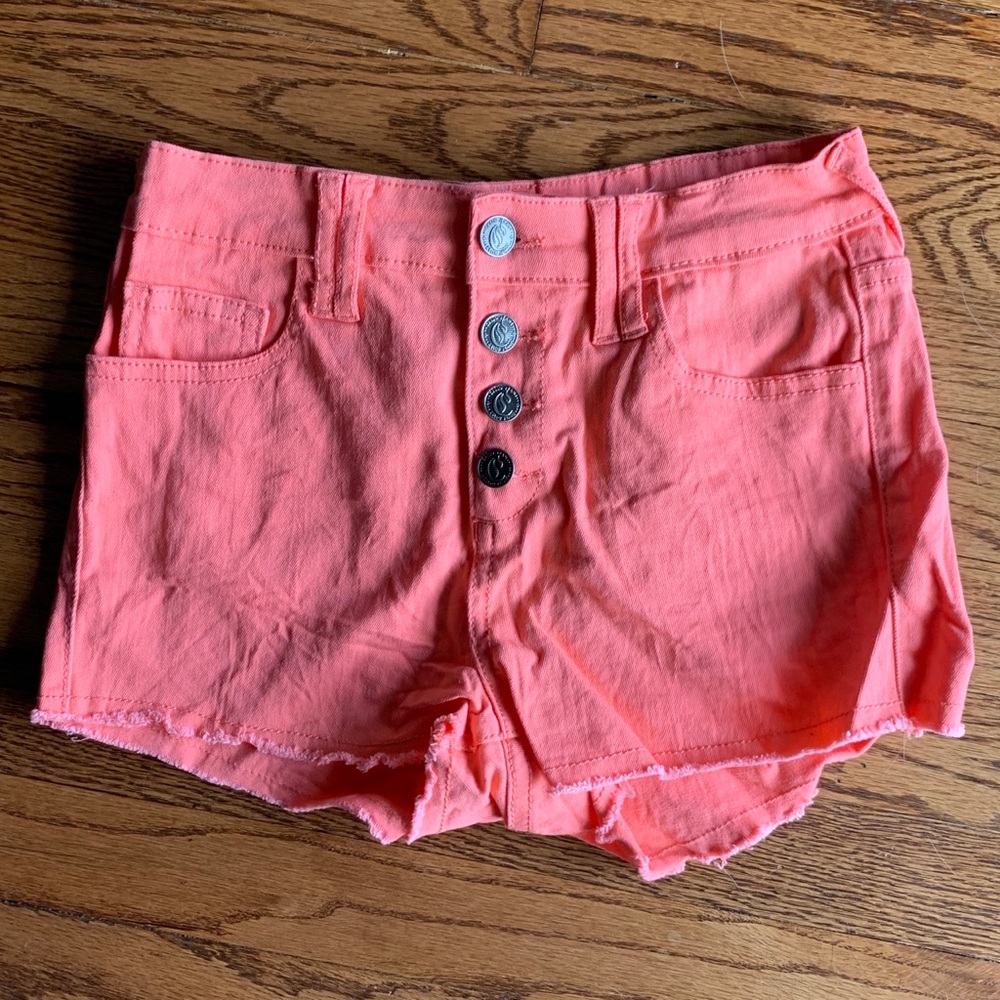 Cello Jean Shorts Neon Pink